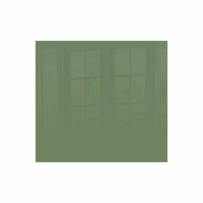 DECORATIVE GLASS WALL TILE 598MM X 650MM RESEDA GREEN