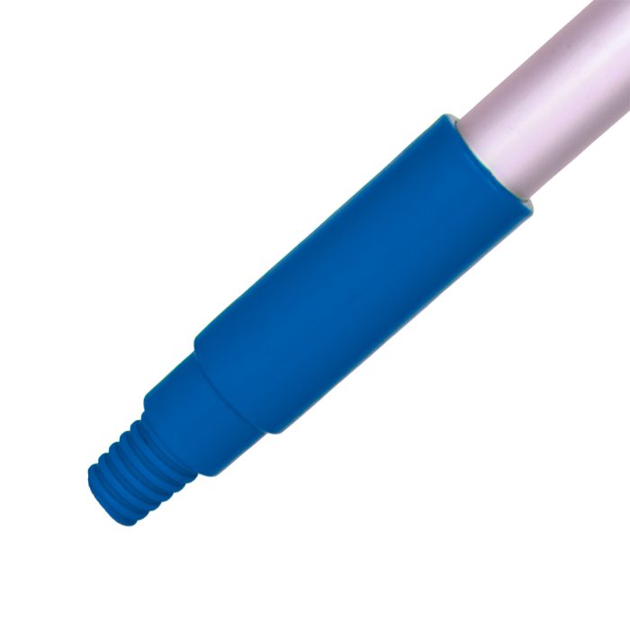 HANDLE - HD HYGIENE PLASTIC MOULDED - THREAD 25mm x 1.3m - BLUE