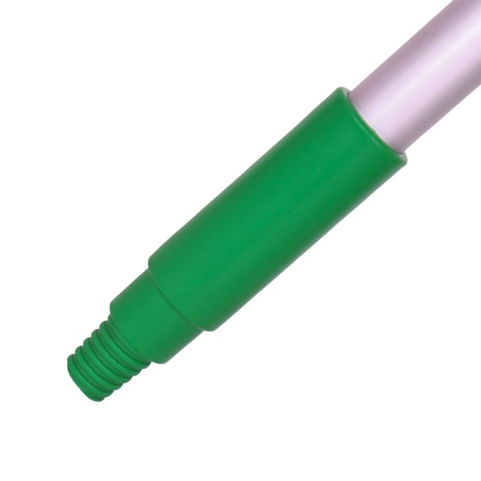 HANDLE - HD HYGIENE PLASTIC MOULDED - THREAD 25mm x 1.3m - GREEN