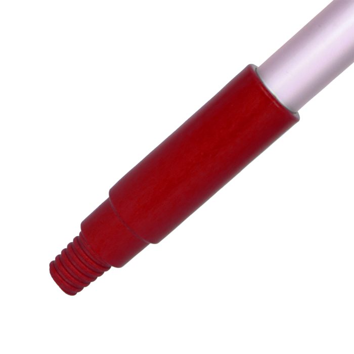 HANDLE - HD HYGIENE PLASTIC MOULDED - THREAD 25mm x 1.3m - RED