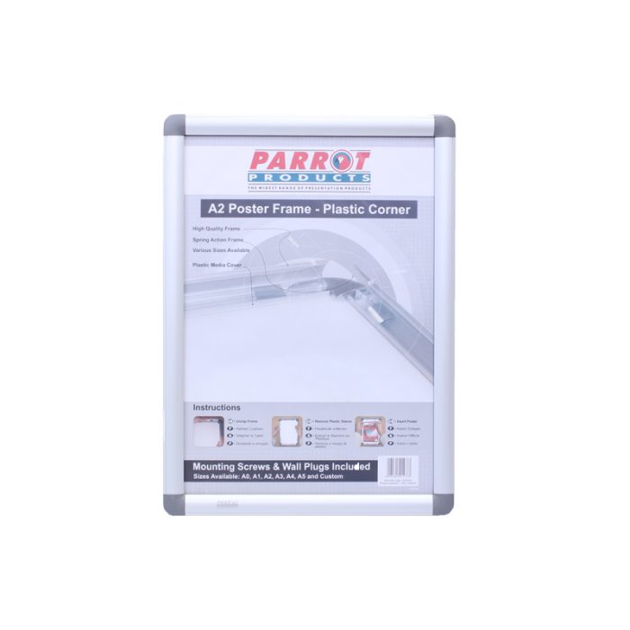 POSTER FRAME A2 655*480MM PLASTIC CORNER