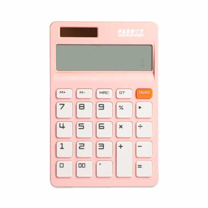 CALCULATOR DESKTOP 12 DIGIT - PINK