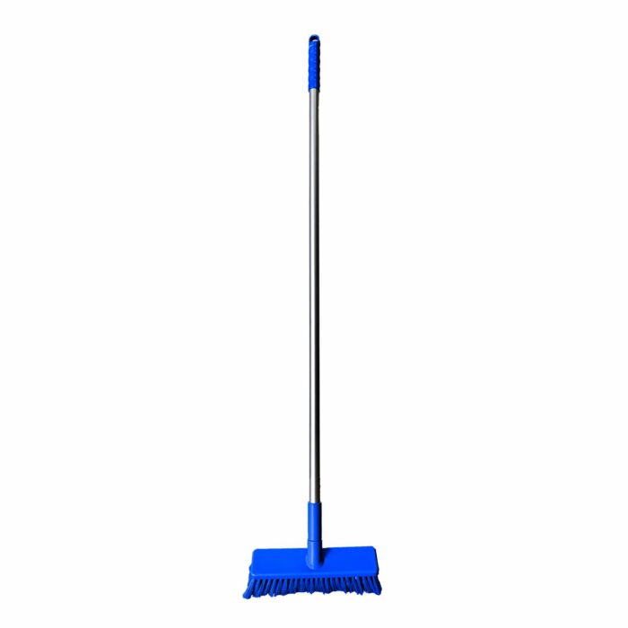 BROOM HARD BRISTLE HACCP - BLUE
