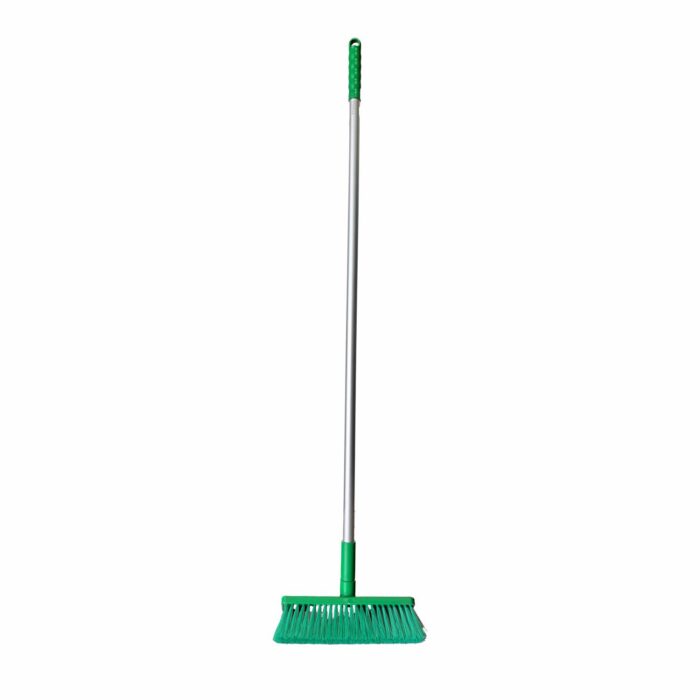 BROOM HARD BRISTLE HACCP - GREEN